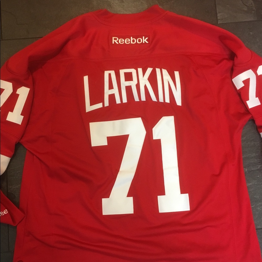 NHL Red Wings hockey jersey Larkin
